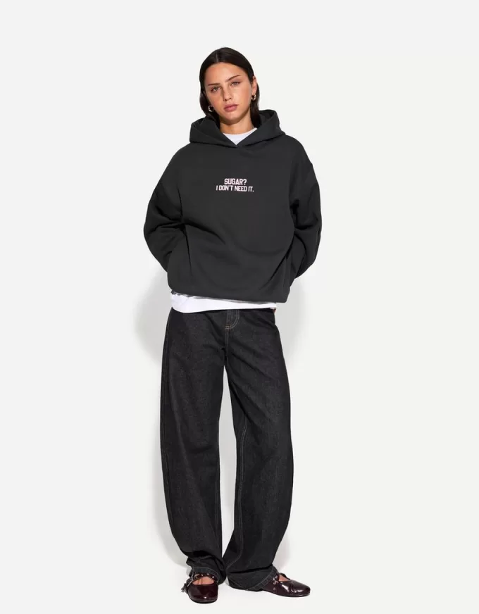 Tryckt hoodie