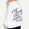 Tryckt hoodie