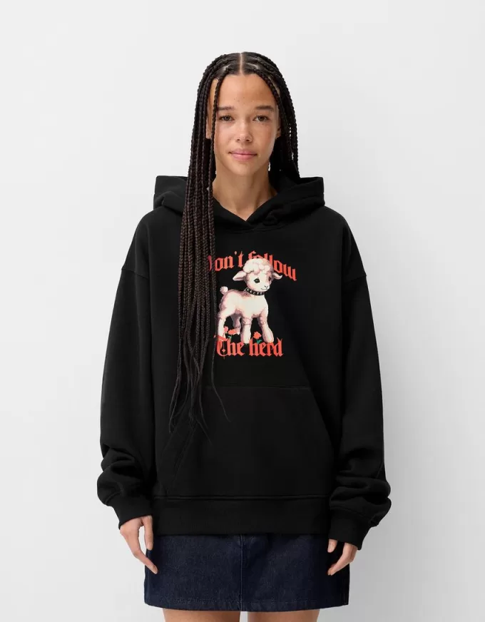 Tryckt hoodie Tryckt hoodie