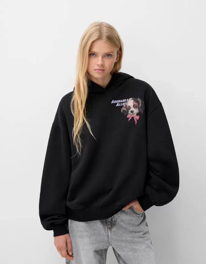 Tryckt hoodie Tryckt hoodie