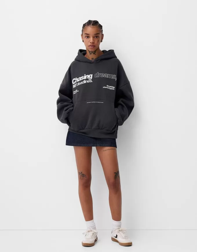 Tryckt hoodie Tryckt hoodie