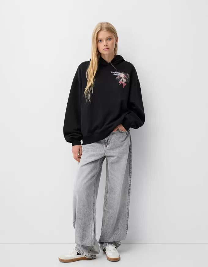 Tryckt hoodie Tryckt hoodie