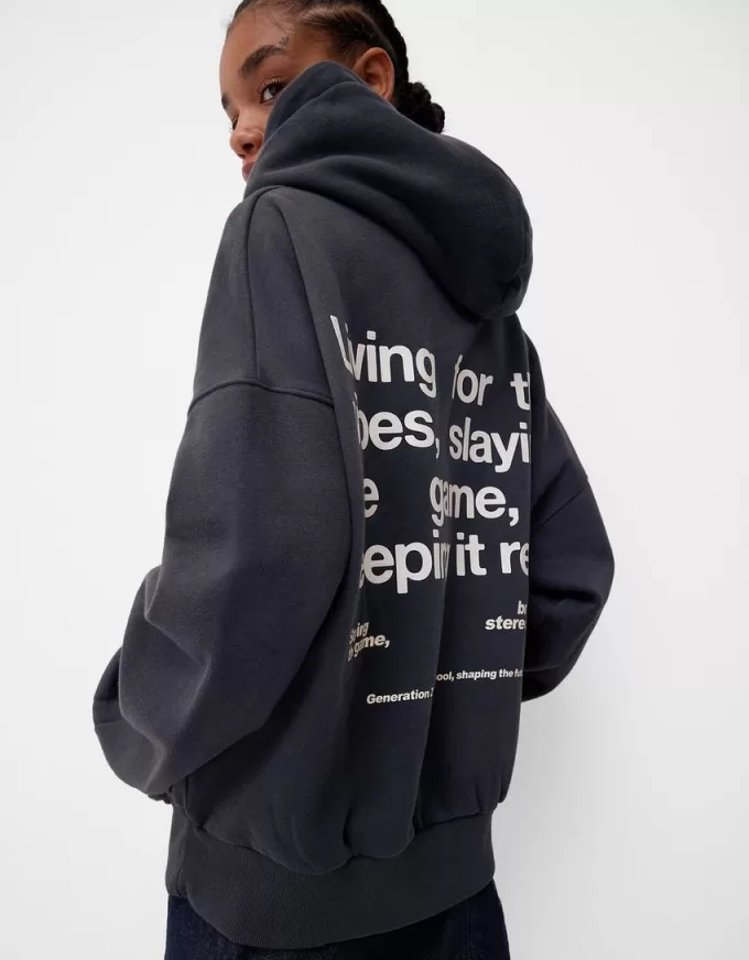 Tryckt hoodie Tryckt hoodie