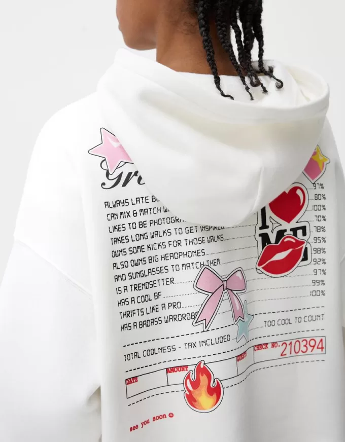 Tryckt hoodie Tryckt hoodie
