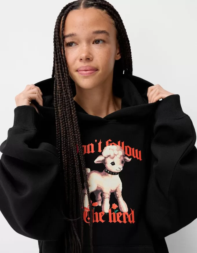 Tryckt hoodie Tryckt hoodie