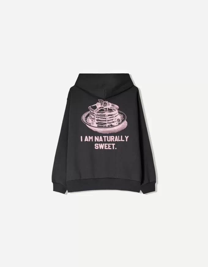 Tryckt hoodie