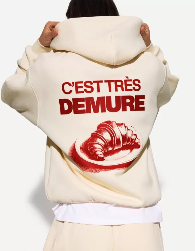 Tryckt hoodie