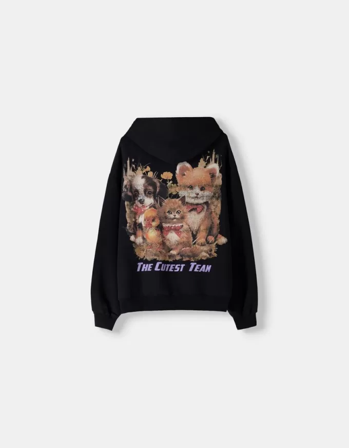Tryckt hoodie Tryckt hoodie