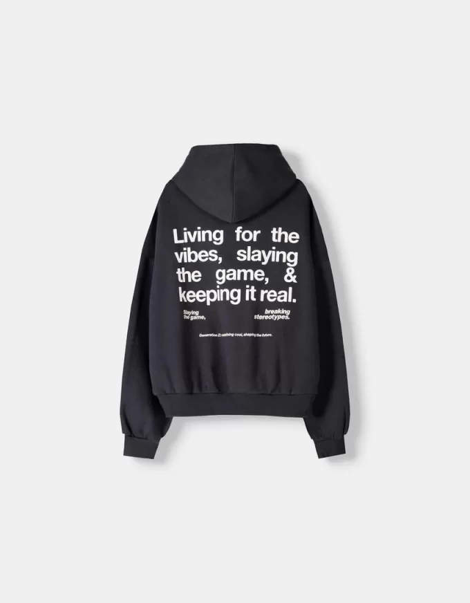 Tryckt hoodie Tryckt hoodie