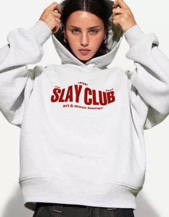 Tryckt hoodie