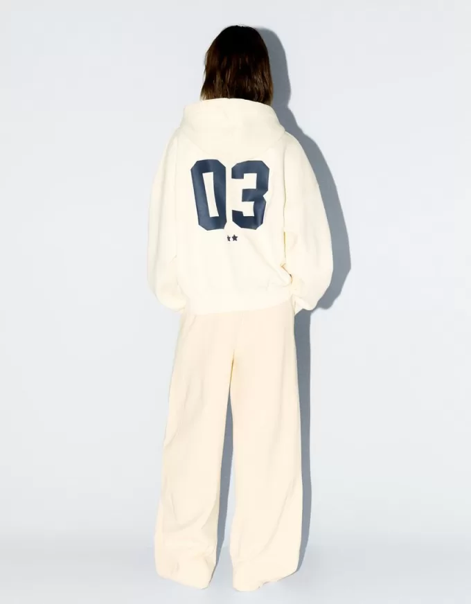 Tryckt hoodie med dragkedja Tryckt hoodie med dragkedja
