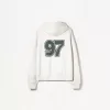 Tryckt hoodie med dragkedja Tryckt hoodie med dragkedja