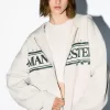 Tryckt hoodie med dragkedja Tryckt hoodie med dragkedja