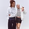 Tryckt hoodie med dragkedja Tryckt hoodie med dragkedja