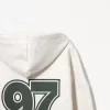 Tryckt hoodie med dragkedja Tryckt hoodie med dragkedja
