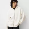 Tryckt hoodie med dragkedja Tryckt hoodie med dragkedja