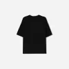Tryckt kortärmad T-shirt med V-ringad Tryckt kortärmad T-shirt med V-ringad