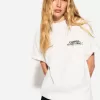 Tryckt kortärmad oversize T-shirt Tryckt kortärmad oversize T-shirt