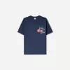 Tryckt kortärmad oversize T-shirt Tryckt kortärmad oversize T-shirt