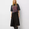 Tryckt kortärmad oversize T-shirt Tryckt kortärmad oversize T-shirt
