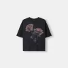 Tryckt kortärmad oversize T-shirt Tryckt kortärmad oversize T-shirt
