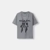 Tryckt kortärmad oversize T-shirt Tryckt kortärmad oversize T-shirt