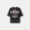 Tryckt kortärmad oversize T-shirt Tryckt kortärmad oversize T-shirt