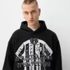 Tryckt oversize hoodie Tryckt oversize hoodie