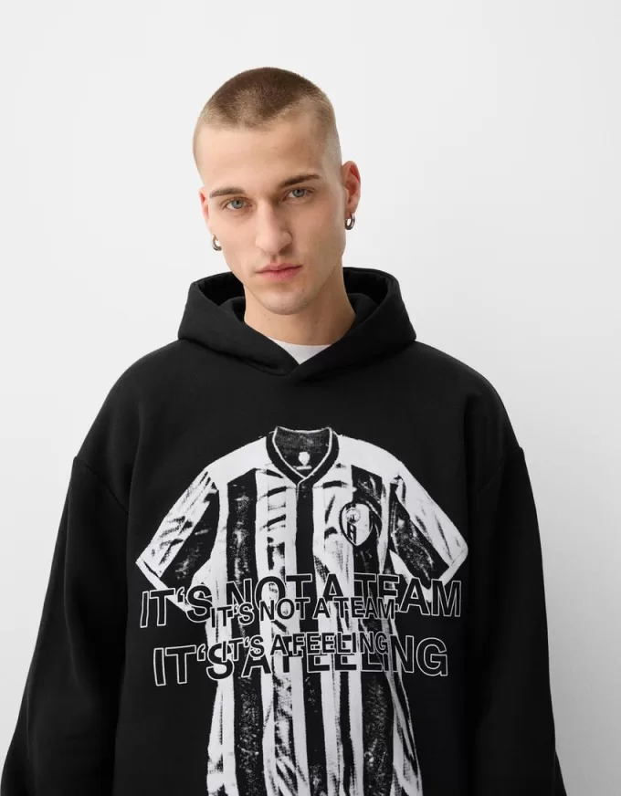 Tryckt oversize hoodie Tryckt oversize hoodie