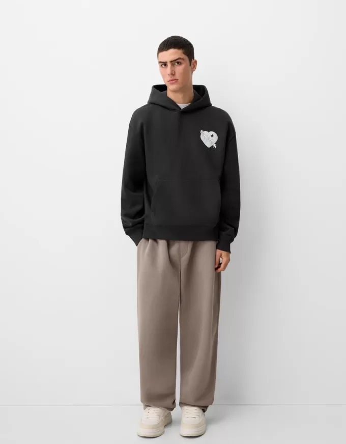 Tryckt oversize hoodie Tryckt oversize hoodie