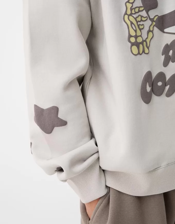 Tryckt oversize hoodie Tryckt oversize hoodie
