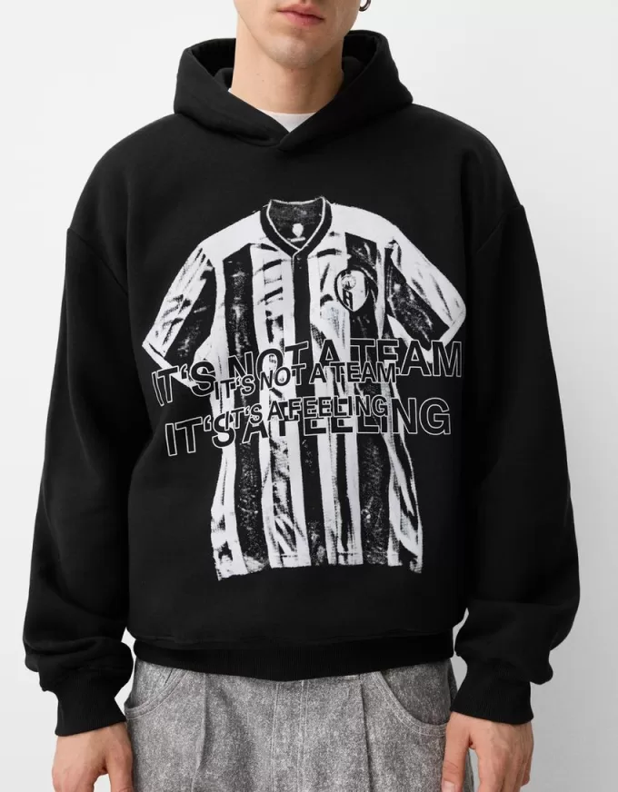 Tryckt oversize hoodie Tryckt oversize hoodie