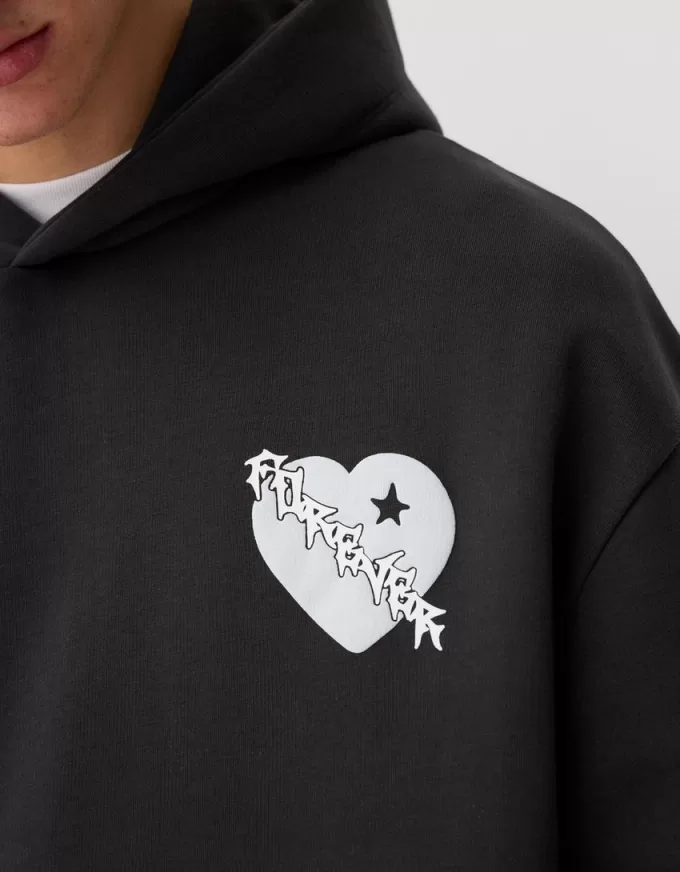 Tryckt oversize hoodie Tryckt oversize hoodie