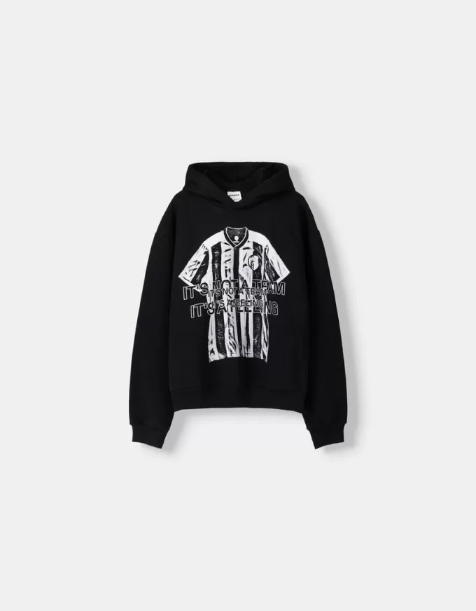 Tryckt oversize hoodie Tryckt oversize hoodie
