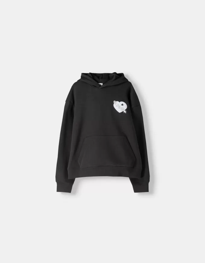 Tryckt oversize hoodie Tryckt oversize hoodie