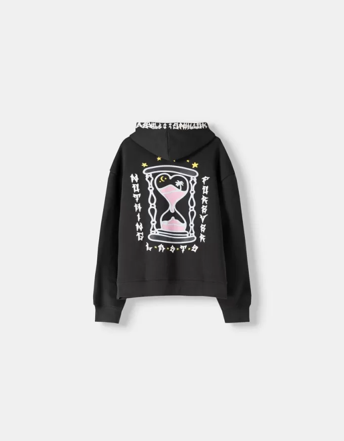 Tryckt oversize hoodie Tryckt oversize hoodie
