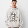 Tryckt oversize hoodie Tryckt oversize hoodie