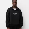 Tryckt sportig sweatshirt med dragkedja Tryckt sportig sweatshirt med dragkedja