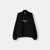 Tryckt sportig sweatshirt med dragkedja Tryckt sportig sweatshirt med dragkedja