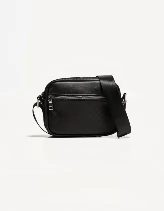 Tryckt teknisk crossbody-väska