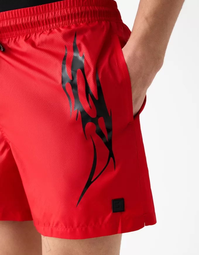 Tryckta sportiga boardshorts Tryckta sportiga boardshorts