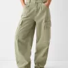 Twill cargo skater byxor