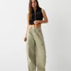Twill cargo skater byxor
