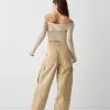 Twill cargo skater byxor