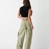Twill cargo skater byxor