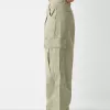 Twill cargo skater byxor