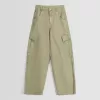 Twill cargo skater byxor