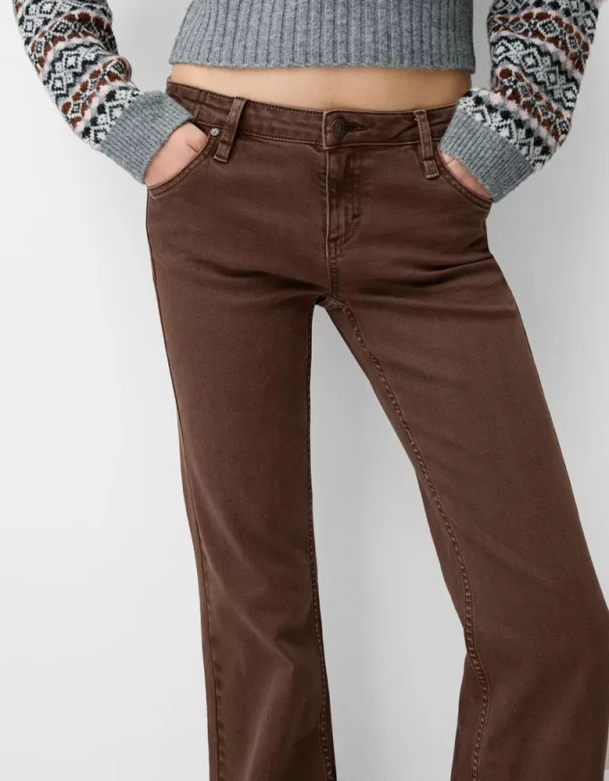 Twill utsvängda byxor Twill utsvängda byxor