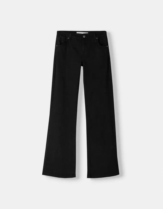 Twill utsvängda byxor Twill utsvängda byxor