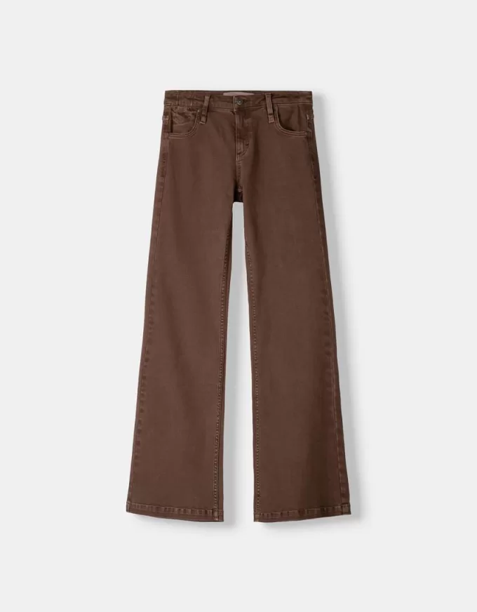 Twill utsvängda byxor Twill utsvängda byxor
